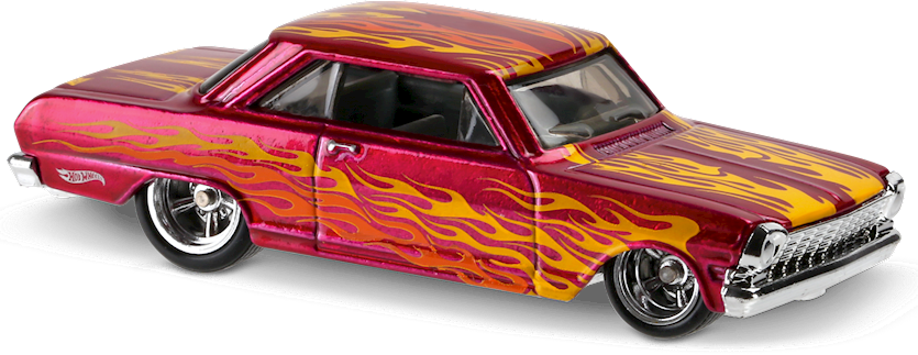 '63 Chevy Ii Dvc89 - Hot Wheels Chevy Ii (835x323), Png Download