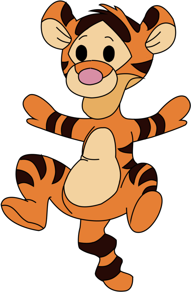 Download Baby Tigger Drawing At Getdrawings Baby Tigger From Winnie Png Image With No Background Pngkey Com