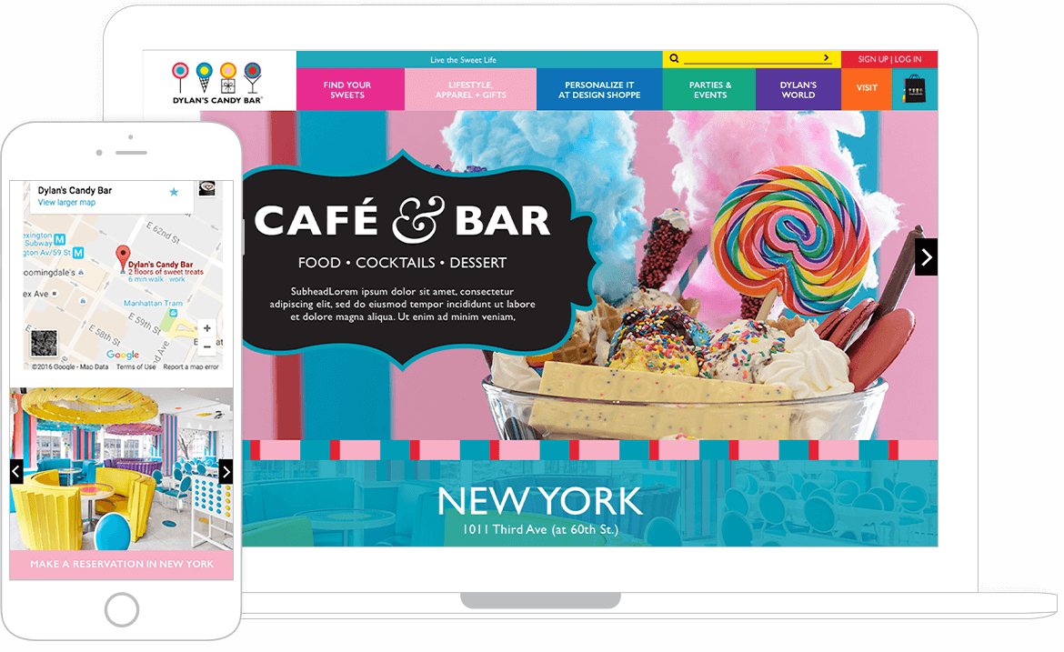 Responsive Landing Page - Caramello Candy Bar (1170x717), Png Download