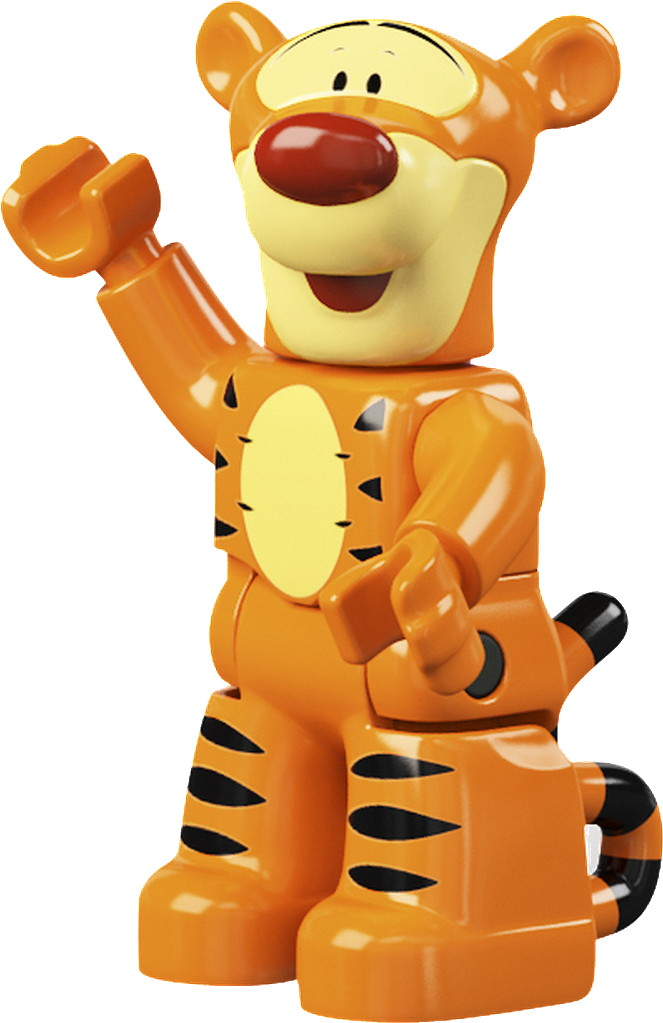 Tigger Png Free Download - Winnie The Pooh Lego Tigger (673x1033), Png Download