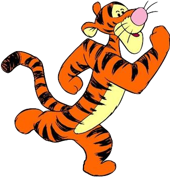 Growing Up, Tigger Was Always More Appealing Than Eeyore - Tigger Winnie The Pooh Characters (375x424), Png Download