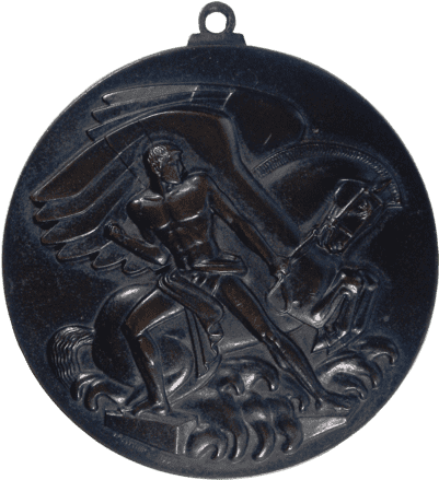 Medals With Pegasi - Locket (440x478), Png Download
