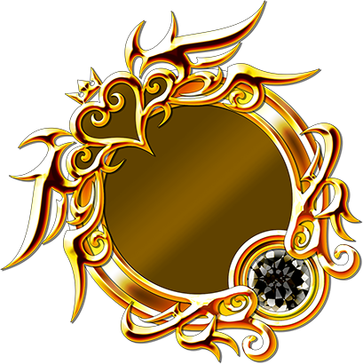 6☆ Upright Medal Khux - Kingdom Hearts Unchained X Medal Art (409x410), Png Download