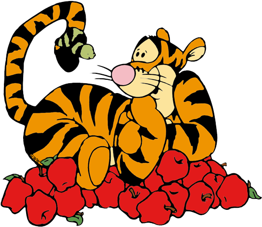 Tigger Tigger, - Fall Tigger (541x468), Png Download