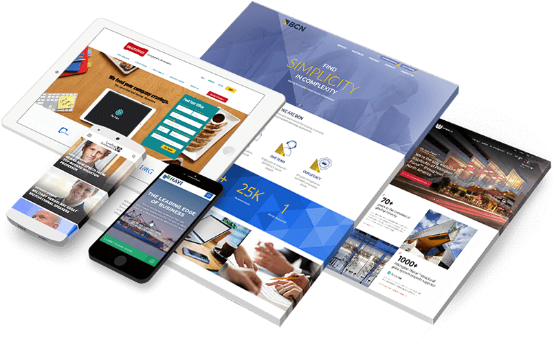 Visually Stunning Wordpress Sites That You Can Be Proud - B2b Website Design (826x500), Png Download