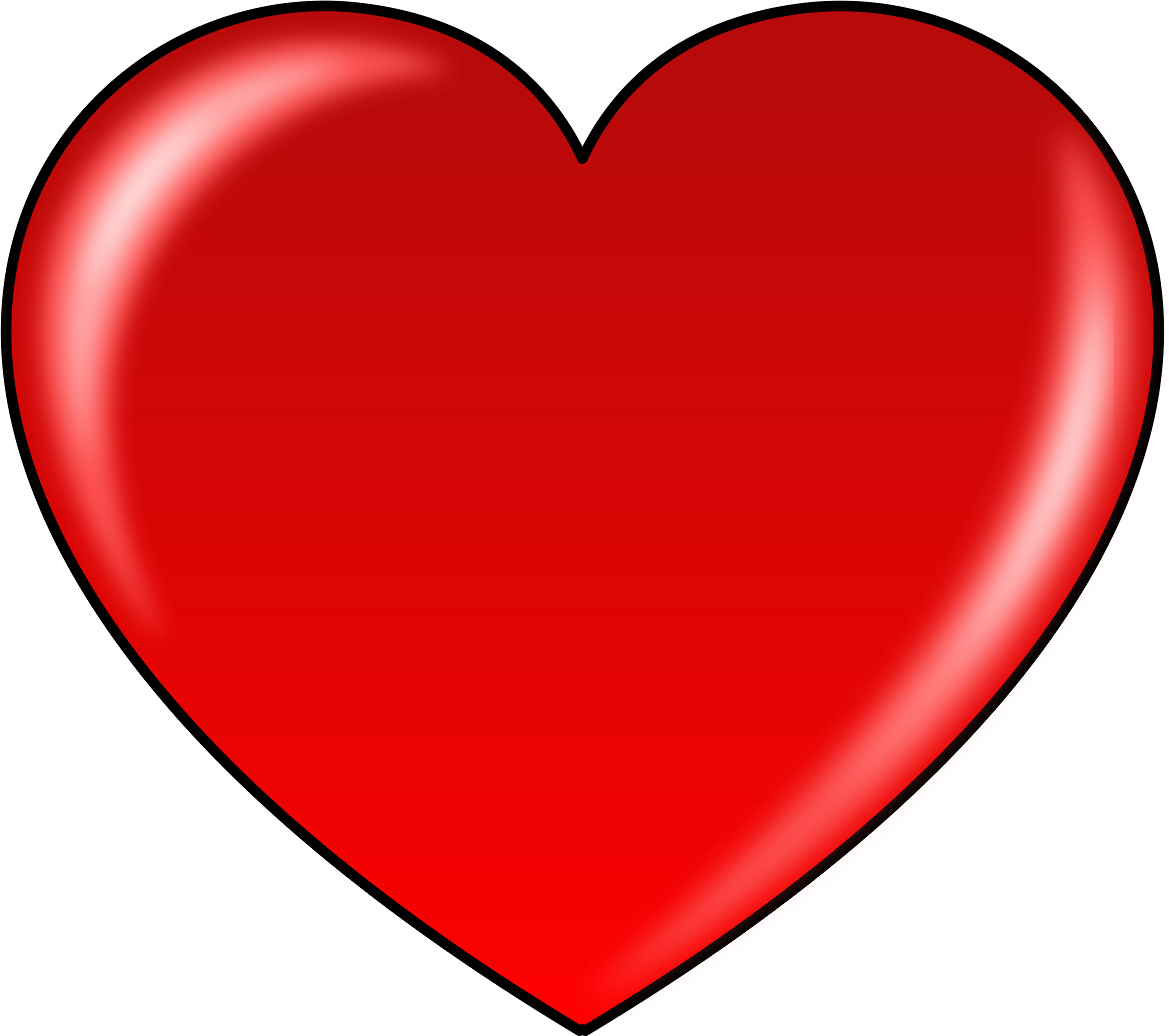 Clipart Myheart Png Coracao Png Red Cartoon Love Pictures - รูป อิ โม จิ หัวใจ (2400x2090), Png Download