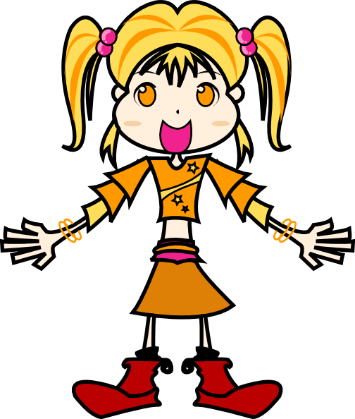 How To Set Use Asian Girl Clipart (504x594), Png Download