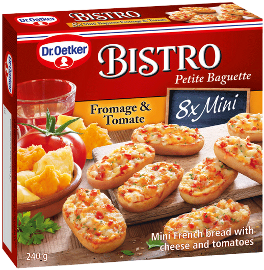 Dr. Oetker Bistro Baguette Mini Speciale (636x639), Png Download