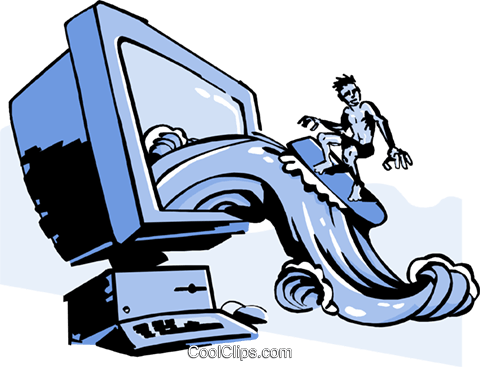 Picture Royalty Free Internet Surf Frames Illustrations - Surfing The Web (480x367), Png Download