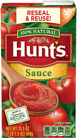 Tomato Sauce - Hunts Tomato Sauce Box (500x500), Png Download