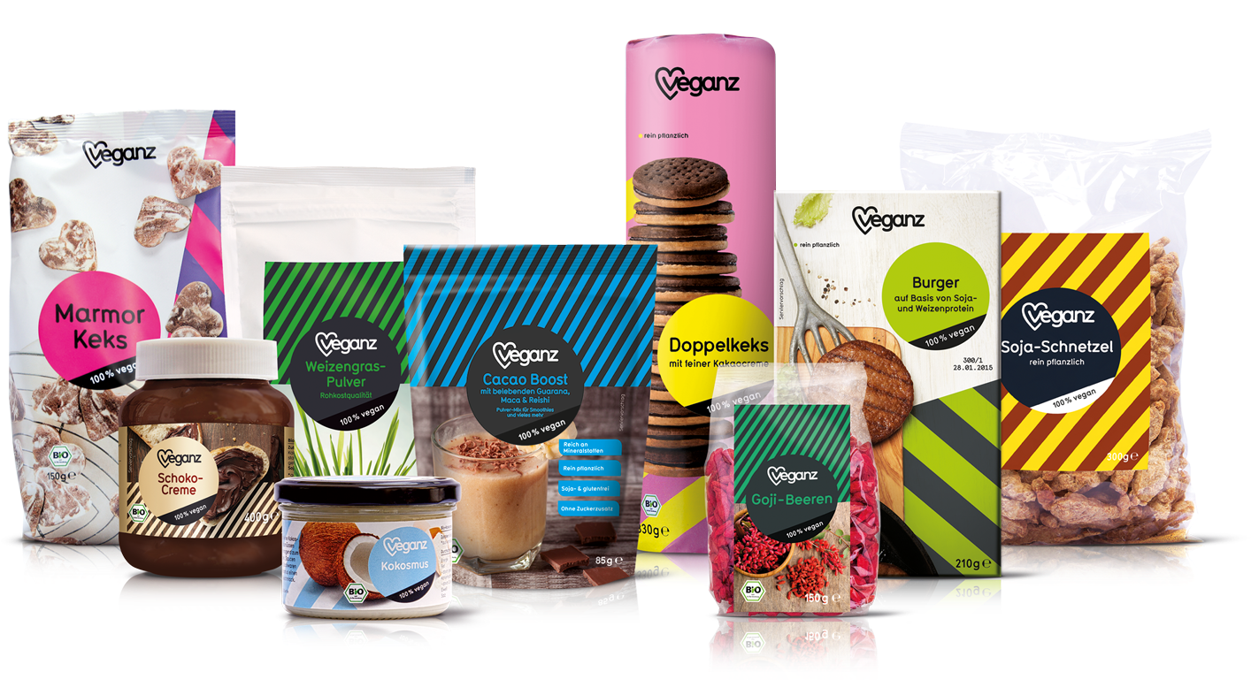 Gruppe Veganz Web - Veganz Products (1500x793), Png Download