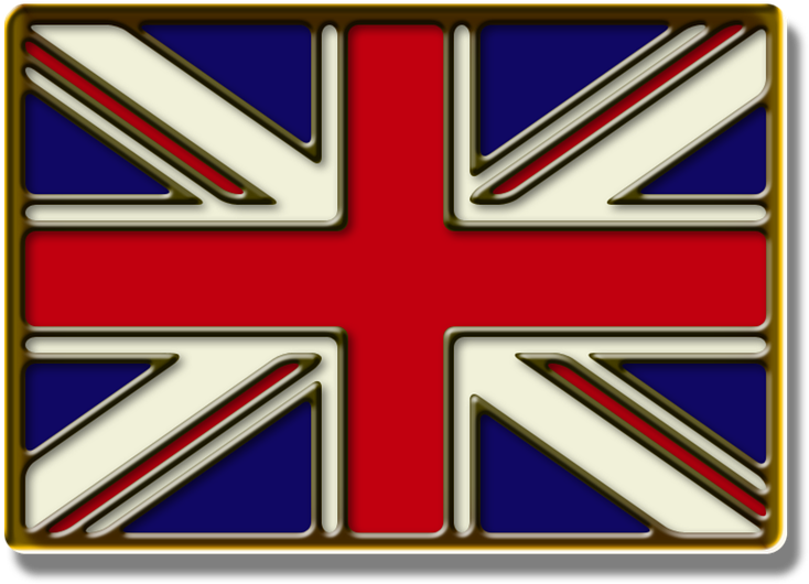 Union Jack Flag British England Monarchy U - Cartoon Drawing Of A England Flag (487x340), Png Download