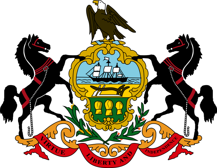 Coat Of Arms State Seal - Penn State University Emblem (719x558), Png Download