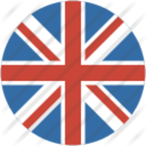 Spain Trades With England - Uk Flag Icon Circle (480x480), Png Download