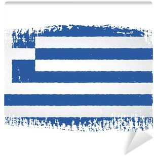 Brushstroke Flag Greece With Transparent Background - Illustration (400x400), Png Download