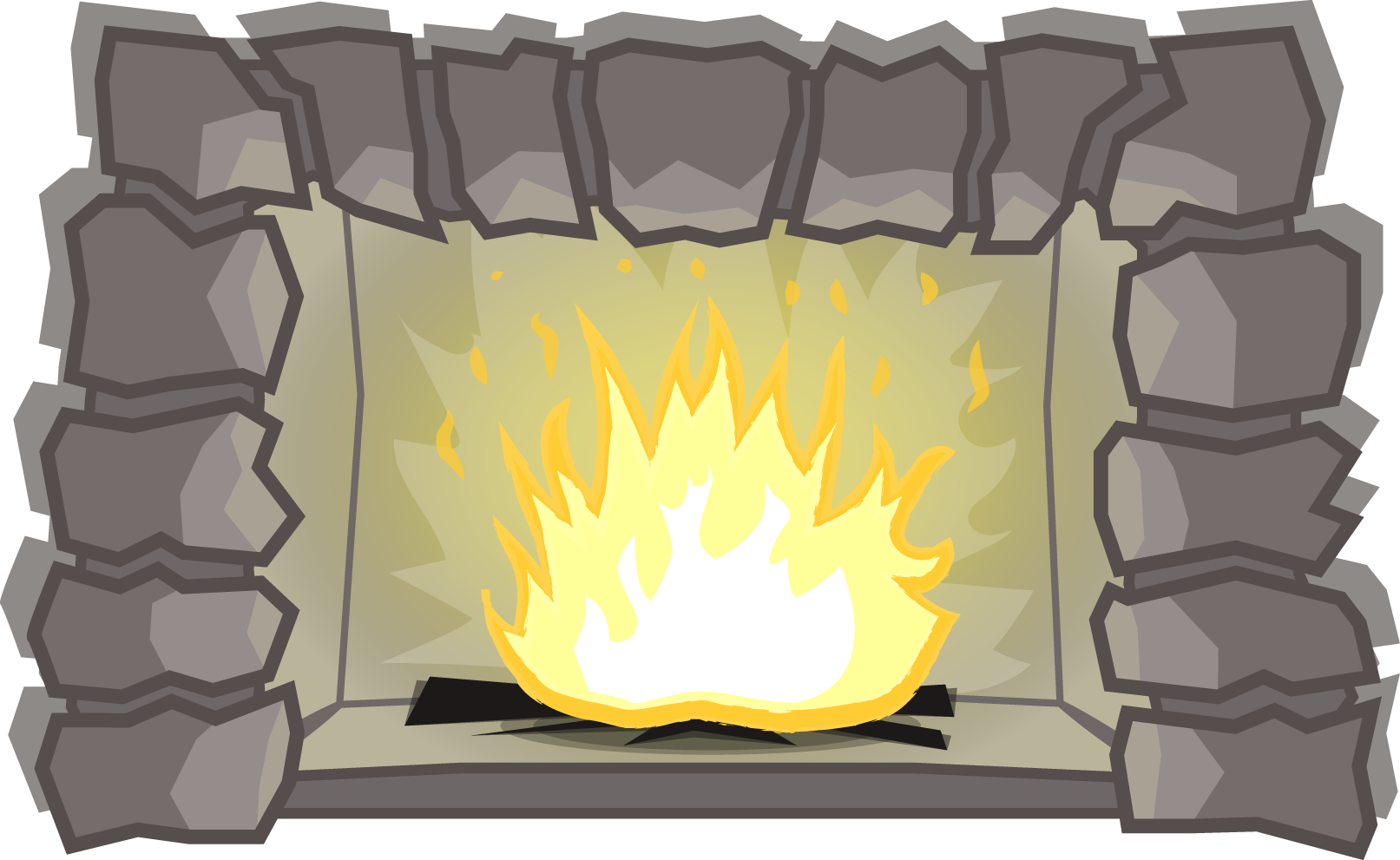 Fireplace - Fireplace Png (1613x991), Png Download