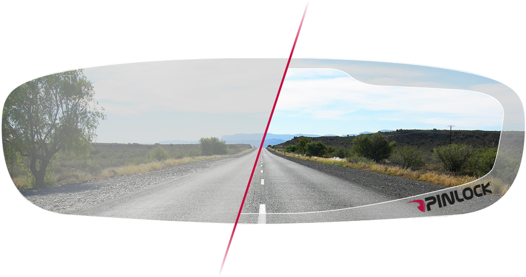 Pinlock Lens - Pinlock Helmet (1140x575), Png Download