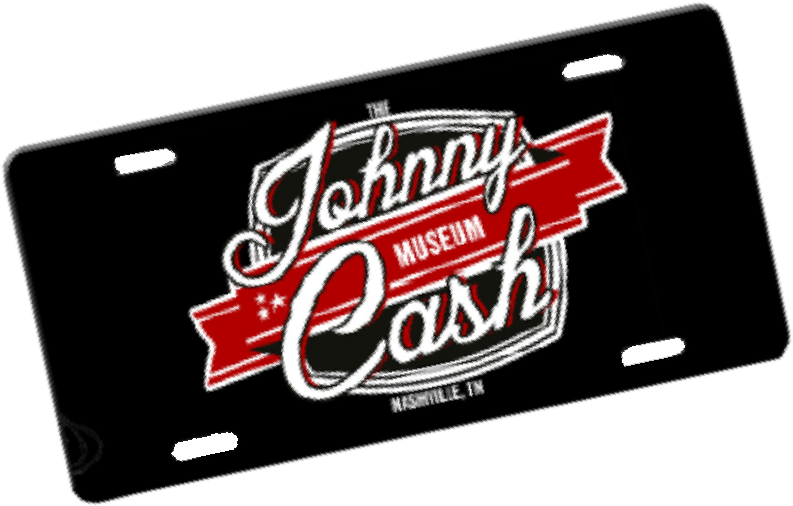 Johnny Cash Museum Logo License Plate - Johnny Cash License Plate (800x800), Png Download