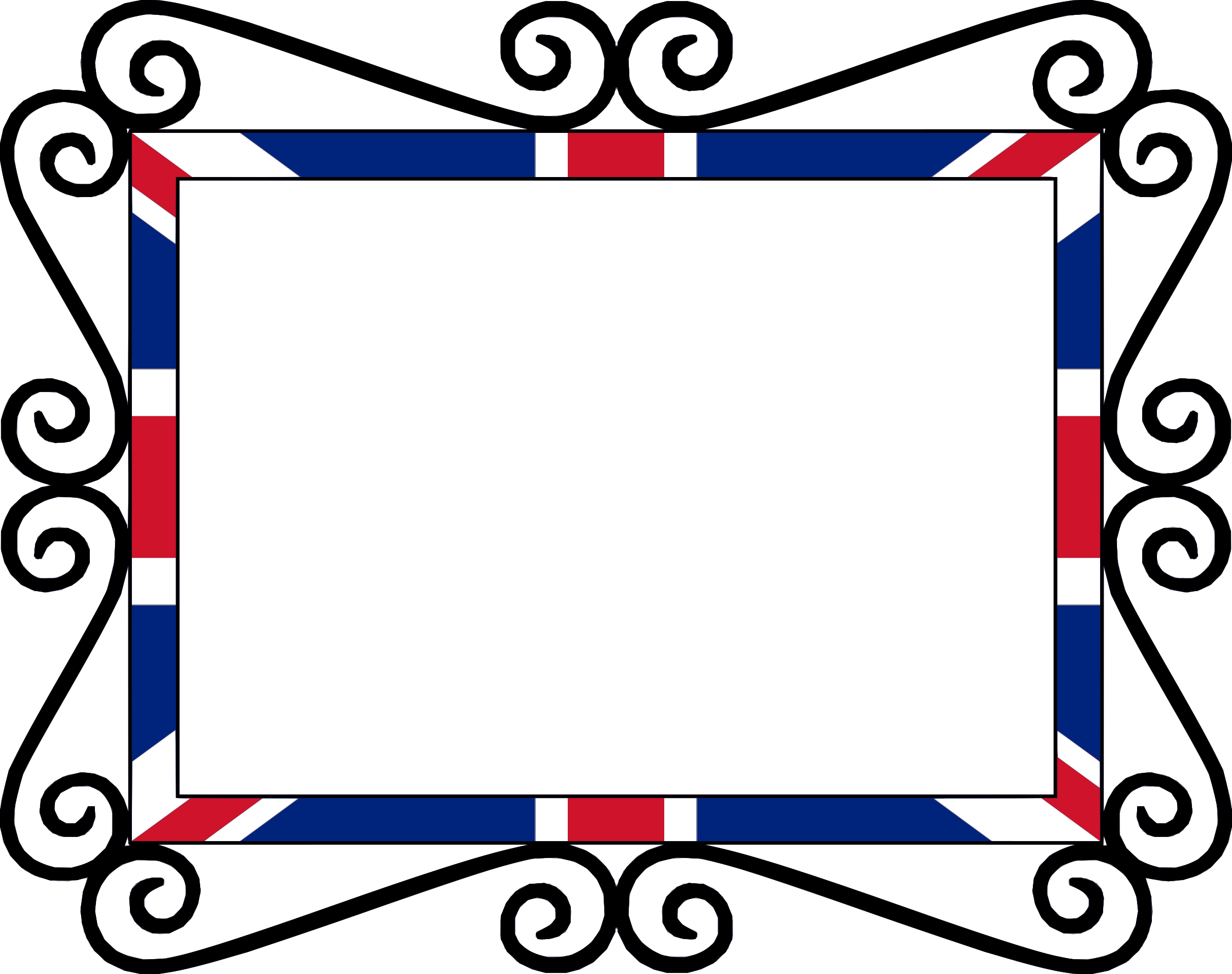 This Free Icons Png Design Of Uk Union Flag Frame (2400x1898), Png Download