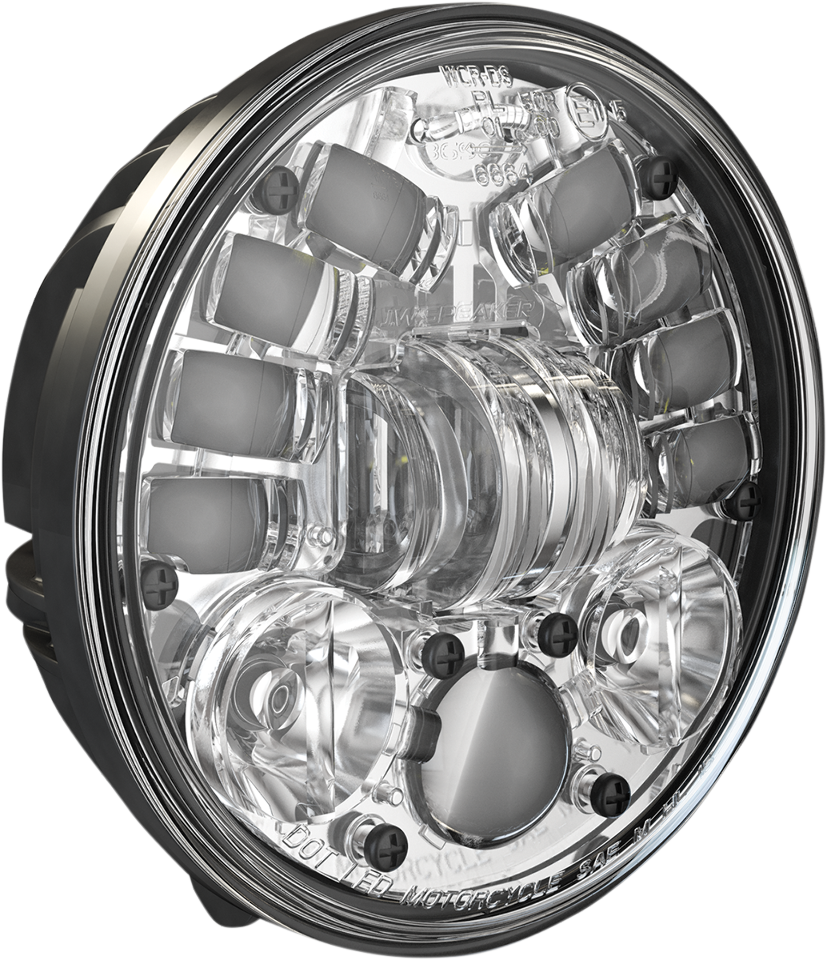 Jw Speaker Chrome - J.w. Speaker 0552291 8691 Model Adaptive Led Headlight (827x960), Png Download