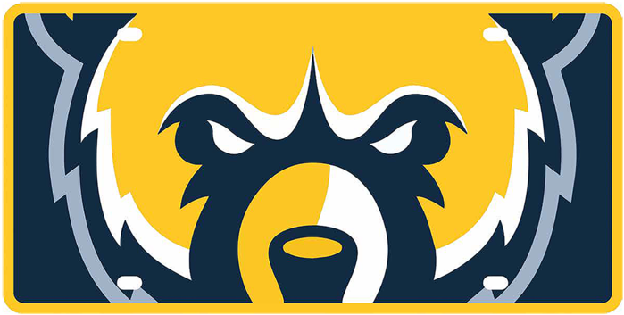 Tmu Mega Bear License Plate (1000x782), Png Download