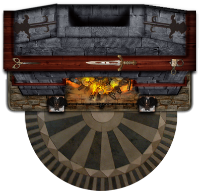 Check Out My Deviantart Gallery Http - Dundjinni Fireplace Png (456x399), Png Download