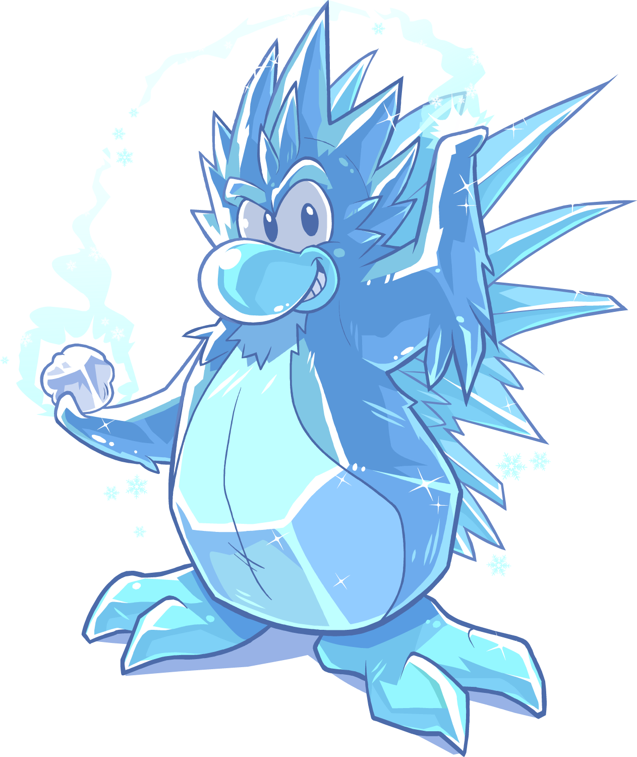 Frost Bite - Club Penguin Los Pinguinos (1263x1500), Png Download