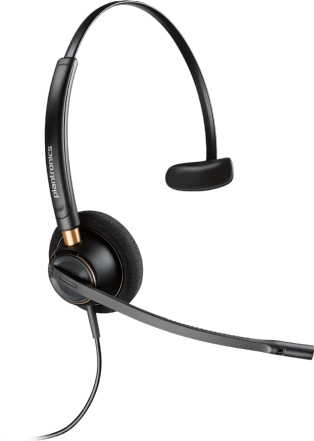 Encorepro 520, Over The Head, Binaural, Voice Tube - Plantronics Hw510 (314x441), Png Download