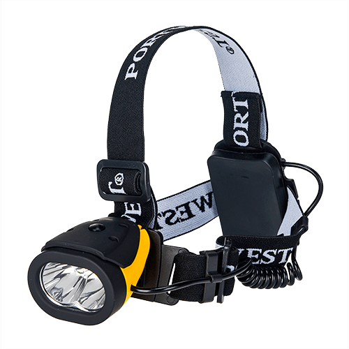 Portwest Pa63 Dual Power Headlight - Headlamp (500x500), Png Download