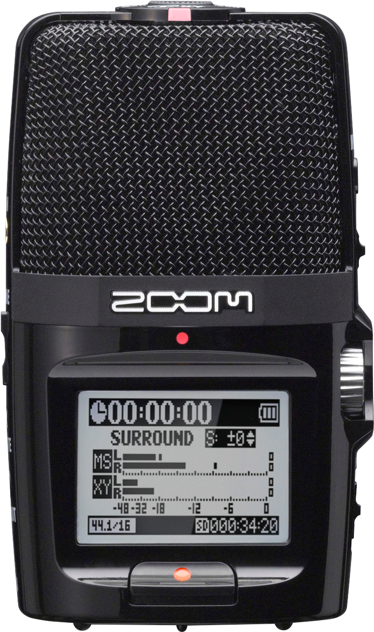 Zoom H2n Handheld Portable Digital Recorder (1102x1500), Png Download