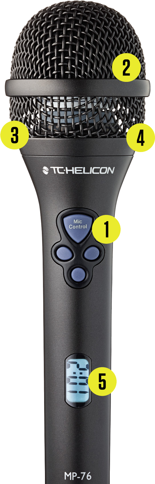 Features - Tc Helicon Mp-76 Microphone (2000x2000), Png Download