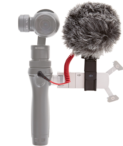 Rode Videomicro Y Osmo Soporte Para Micrófono De Liberación - Dji Osmo 360 Mic Mount (660x660), Png Download