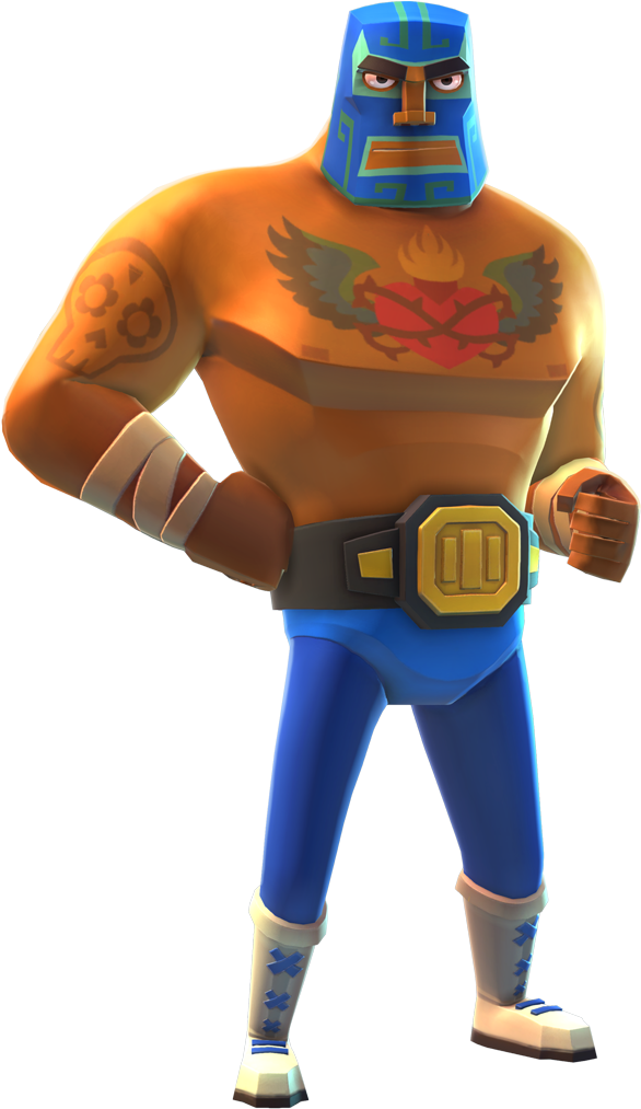 Juan Aguacate Is The Main Protagonist Of The Guacamelee - Guacamelee! (1351x1080), Png Download