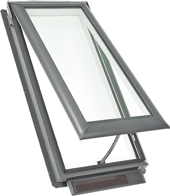 Solar Powered "fresh Air" Skylights - Signs A Velux Window Is Leaking (800x1030), Png Download