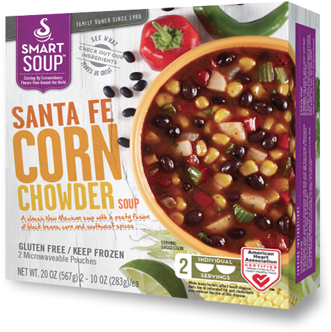 Santa Fe Corn Chowder - Smart Soup (535x497), Png Download
