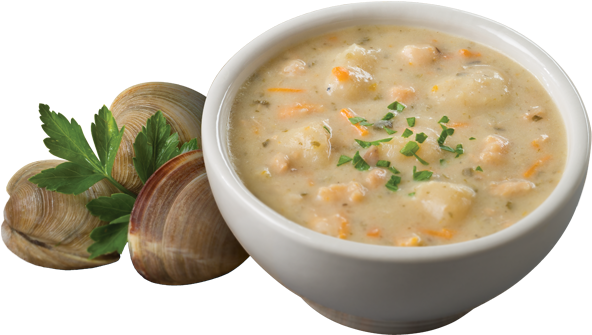 Clam Chowder Soup Png - Oregon Seafoods New England Clam Chowder 9 Oz. (600x400), Png Download