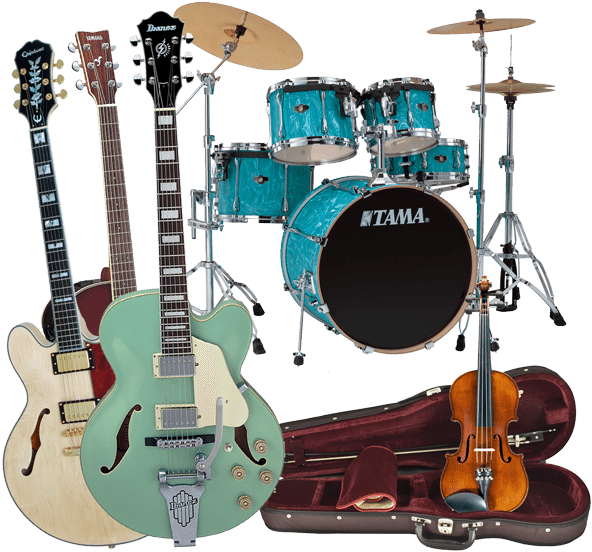 Buy Musical Instruments Mesa - All Music Instruments Png (600x580), Png Download
