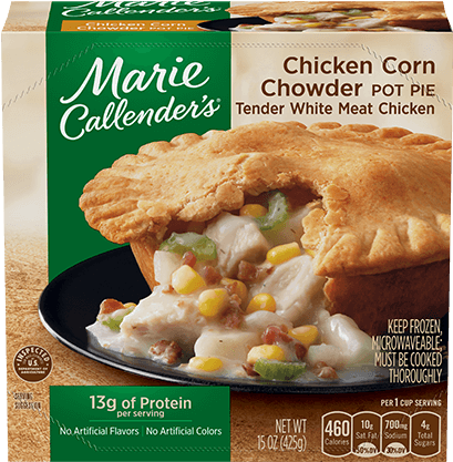 Chicken Corn Chowder Pot Pie - Frozen Chicken Pot Pie (500x500), Png Download