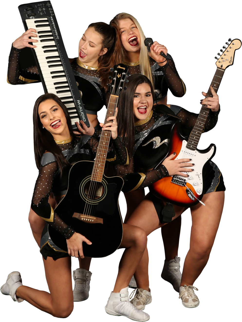 4 Instruments - Musical Ensemble (1000x1500), Png Download