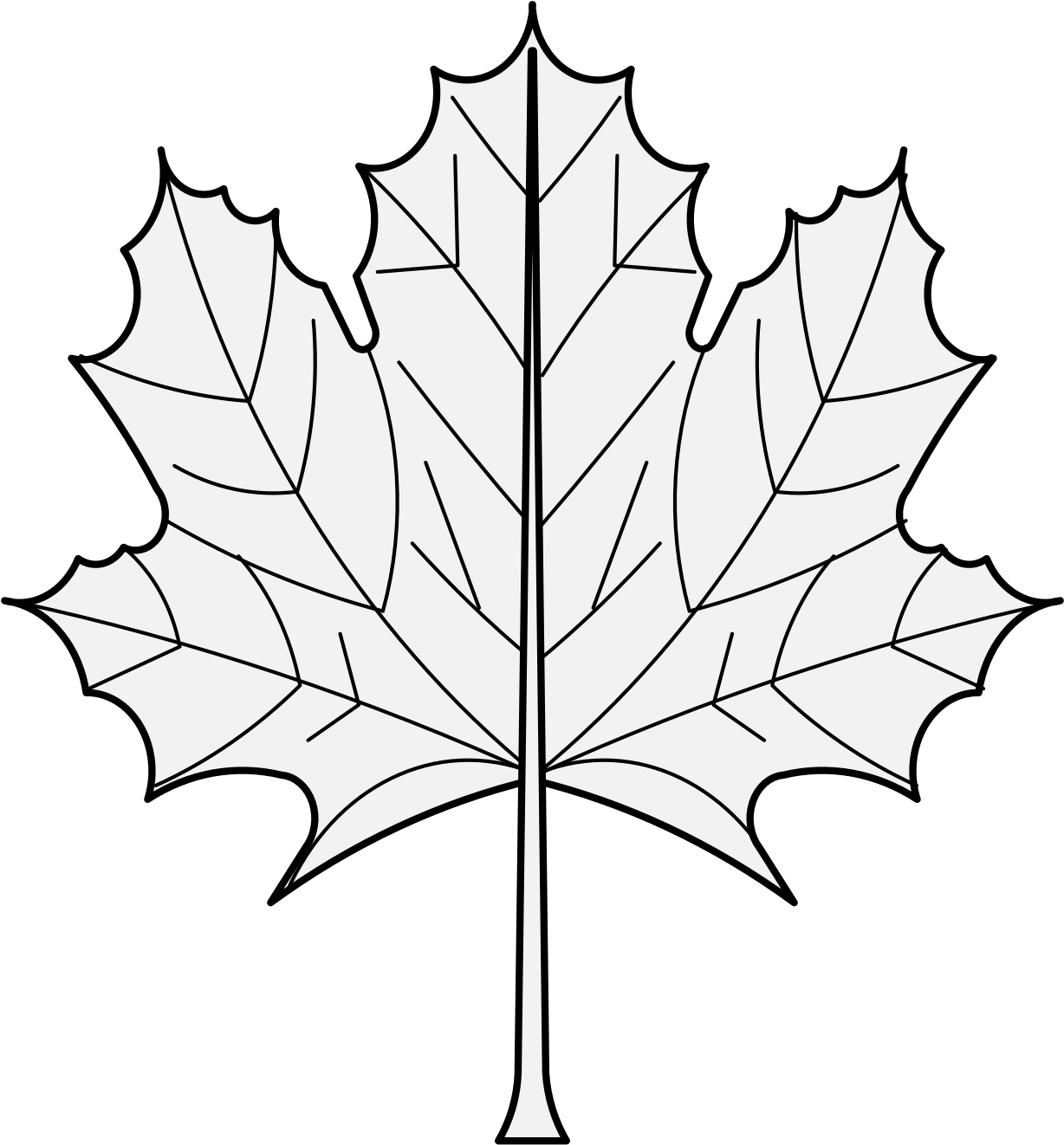 Details, Png - Maple Leaf (1237x1342), Png Download