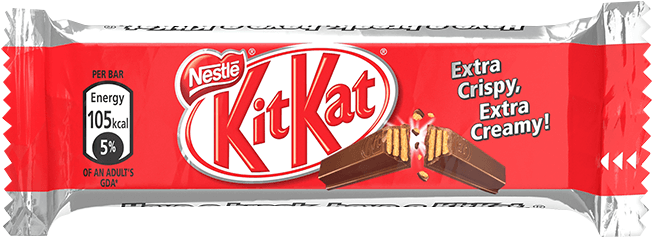 Kitkat® 2 Finger Milk Chocolate Wafer - Kit Kat 2 Finger 36 (900x900), Png Download