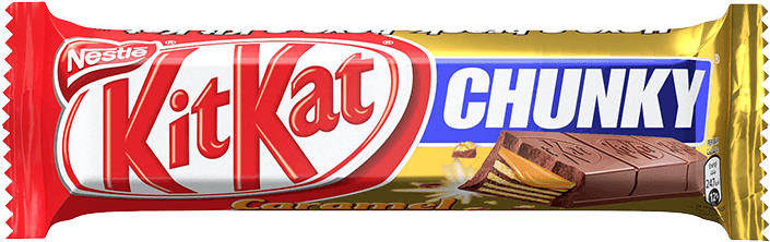 Kitkat® Chunky Caramel Chocolate - Nestle Kitkat Chunky 40g (900x900), Png Download