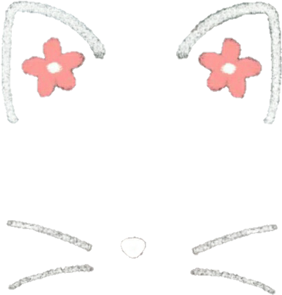 #snow #filter #cat - Snow Cat Filter Png (414x506), Png Download