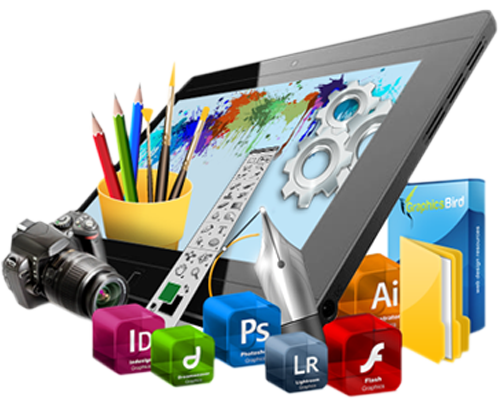 Designer Grafico Png - Logo And Brochure Design (500x400), Png Download