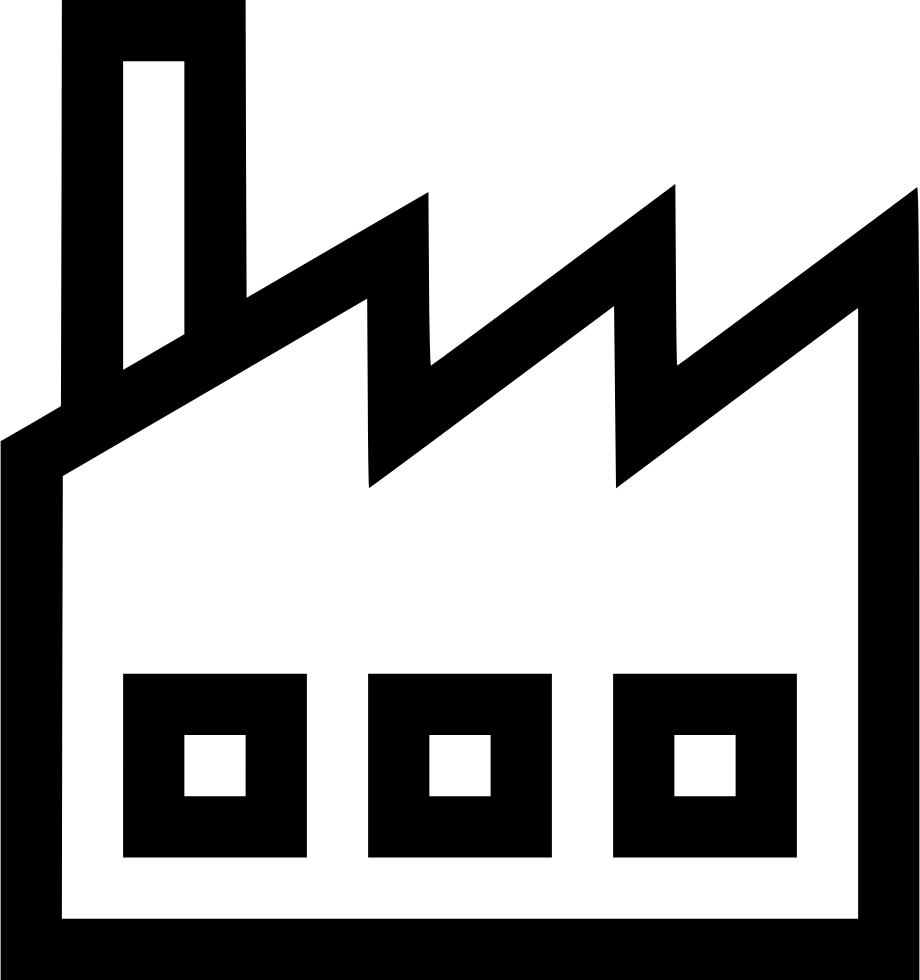 Industry Factory Industrial Production Company Building - Company Free Icon (920x980), Png Download