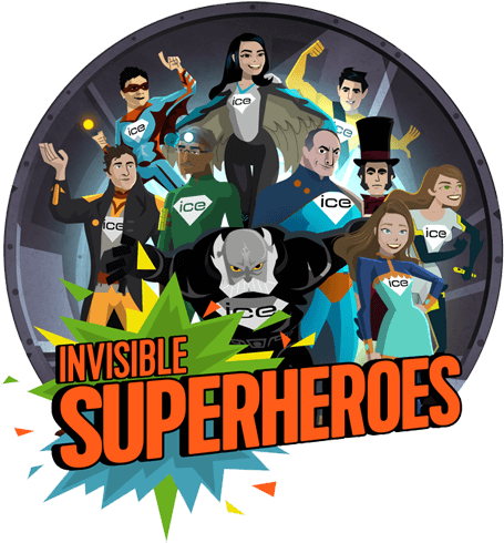 Our Invisible Superheroes Exhibition At One Great George - Invisible Superheroes Ice (550x550), Png Download