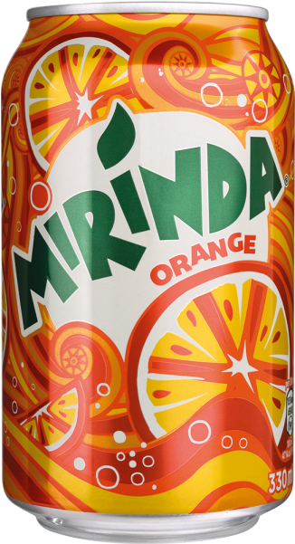 Mirinda Orange 33cl Cans X - Mirinda Limonáda S Pomerančovou Příchutí 2,25l (800x600), Png Download