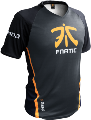 Jersey Background Png - Fnatic 2018 Team Jersey (600x450), Png Download