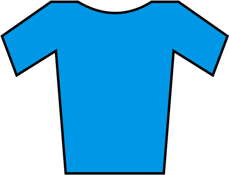 Soccer Jersey Azure - Red Jersey Vuelta Png (500x400), Png Download