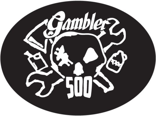 Gambler 6″ Oval Decal - Gambler 500 Illinois 2018 (600x462), Png Download